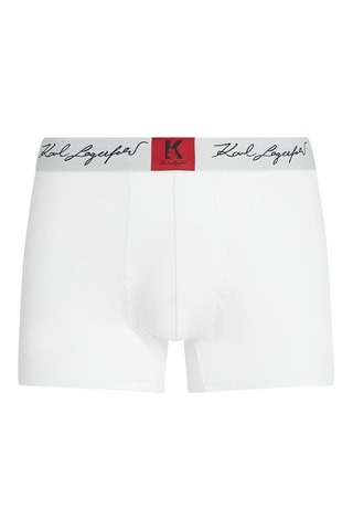3 boxers en coton biologique - Blanc, gris clair et noir