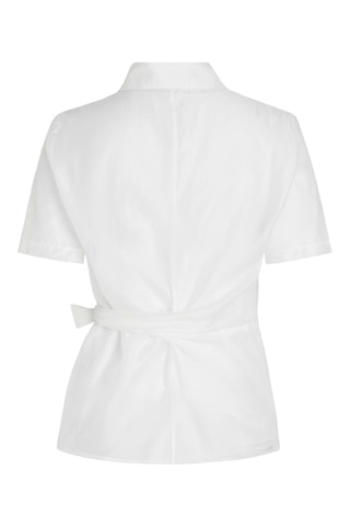 Chemisier noué - Blanc