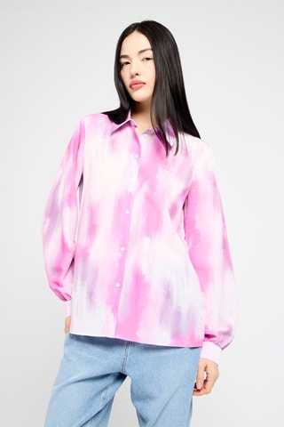 Chemisier tie and dye - Rose
