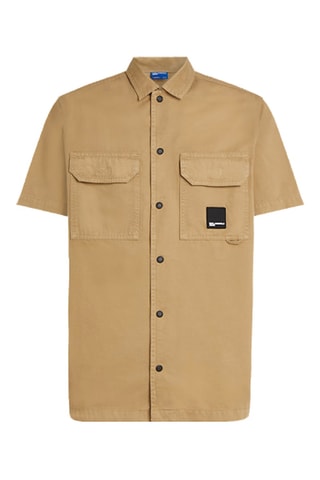 Chemise en coton biologique - Beige