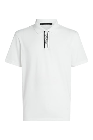Polo en coton biologique - Blanc
