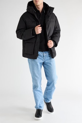 Doudoune à capuche - Noir