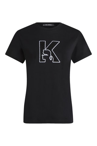 T-shirt en coton biologique - Noir