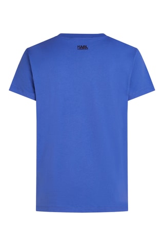 T-shirt en coton biologique - Bleu