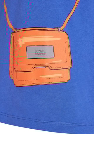 T-shirt en coton biologique - Bleu