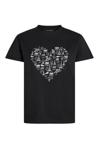 T-shirt en coton biologique - Noir