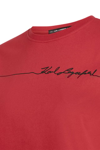 T-shirt en coton biologique - Rouge