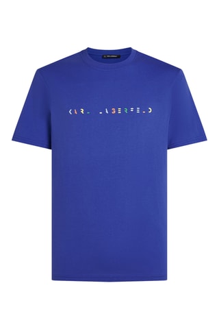 T-shirt en coton biologique - Bleu