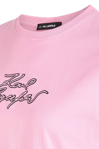 T-shirt en coton biologique - Rose