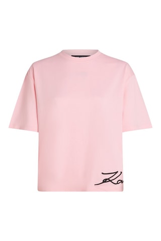 T-shirt en coton biologique - Rose