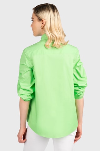 Chemisier en coton biologique - Vert clair