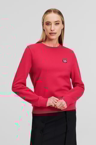 Sweat en coton biologique - Rose