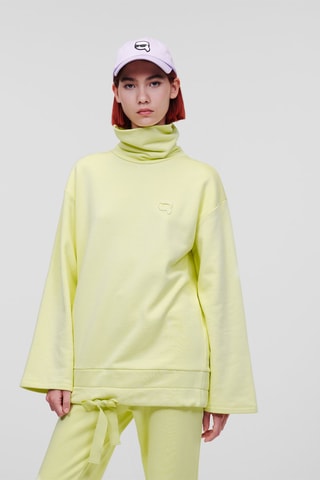 Sweat en coton biologique - Jaune
