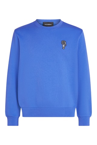 Sweat en coton biologique - Bleu