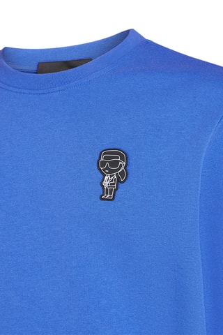 Sweat en coton biologique - Bleu