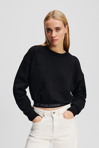 Sweat en coton biologique - Noir