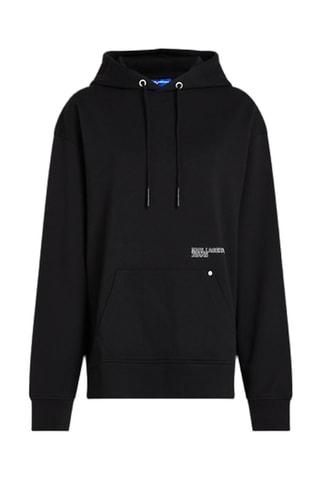 Sweat à capuche en coton biologique - Noir
