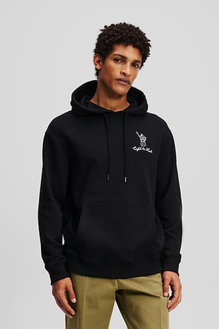 Sweat en coton biologique - Noir