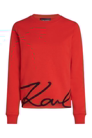Sweat en coton biologique - Rouge