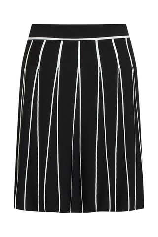 Jupe plissée taille haute - Noir