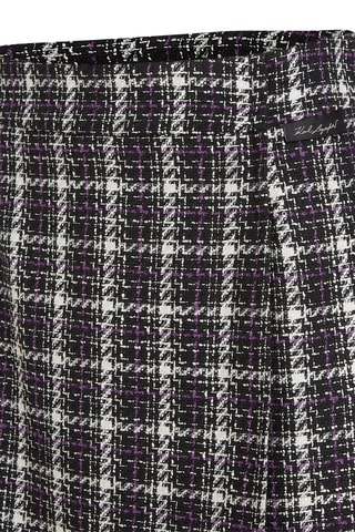 Jupe patineuse - Noir et violet