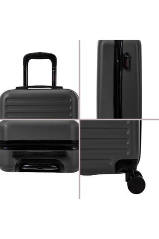 Set van 3 Trolleys (S/M/L) - Donkergrijs - 55 / 65 / 75 cm