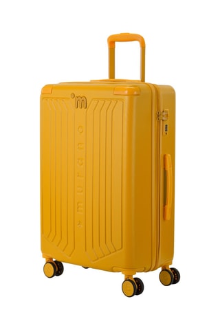 Weekendtrolley M - Mosterdgeel - 65 cm