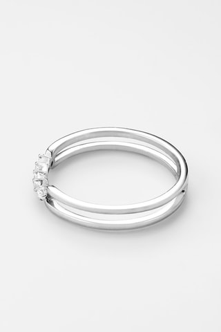 Bague Davina - Or blanc et diamants