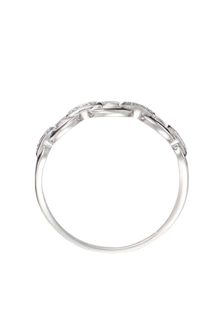 Bague Mailles - Or blanc et diamants