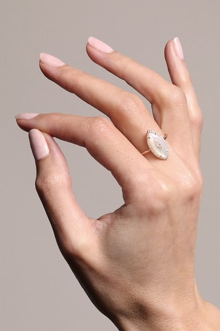 Bague Iphtimé - Or rose et diamants