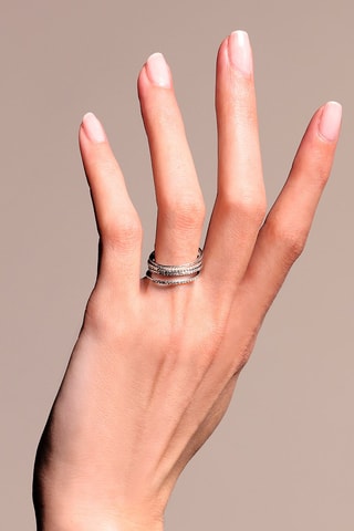 Bague Télesto - Or blanc et diamants