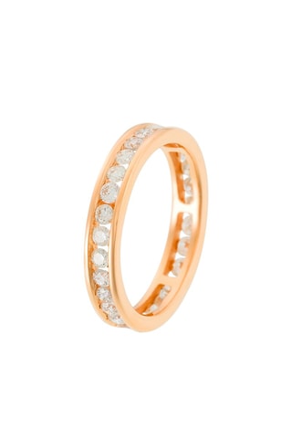 Bague Tour complet Duchesse - Or rose et diamants