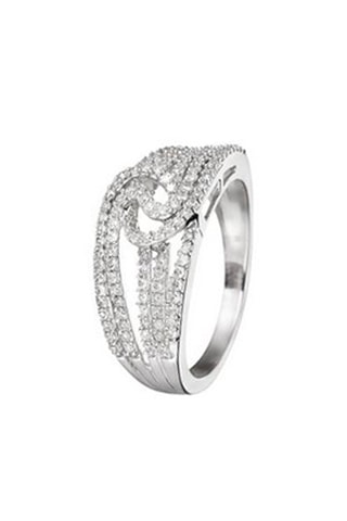 Bague Déesse - 
Or blanc et diamants