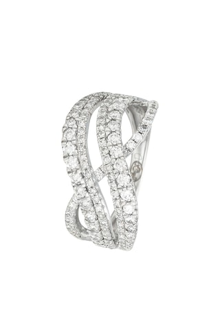 Bague Rodalia - Or blanc et diamants