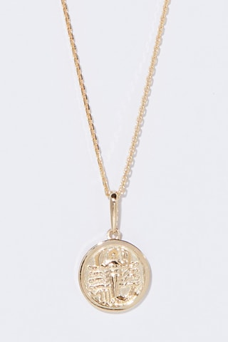 Pendentif Astro Lisse Capricorne - Or jaune