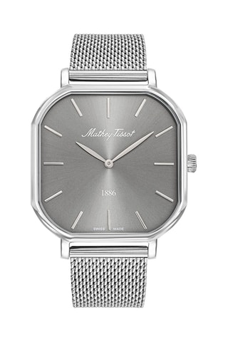 Orologio al quarzo in acciaio - Argentato