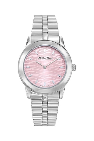 Orologio al quarzo in acciaio Artemis Argentato e rosa