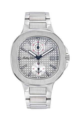 Orologio al quarzo in acciaio Ronda Grigio e argentato