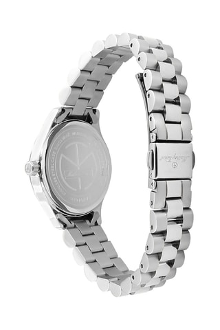 Orologio al quarzo in acciaio 316L Urban Metal - Argentato e verde