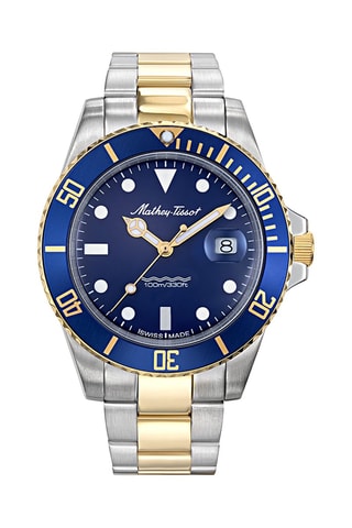 Orologio al quarzo in acciaio Mathy Vintage - Argentato e dorato