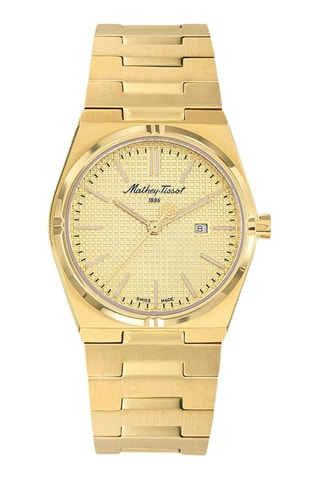 Orologio al quarzo placcato oro giallo Zoltan - Dorato