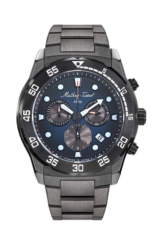 Orologio al quarzo in acciaio - Grigio e nero