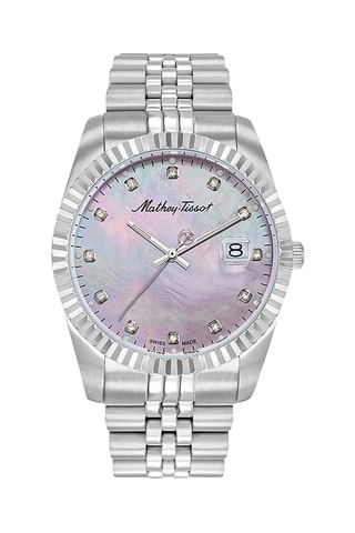 Orologio al quarzo in acciaio - Argentato