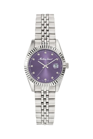 Orologio al quarzo in acciaio - Argentato