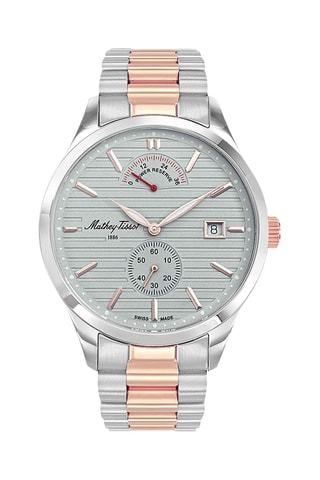 Montre automatique en acier - Argenté et doré rose