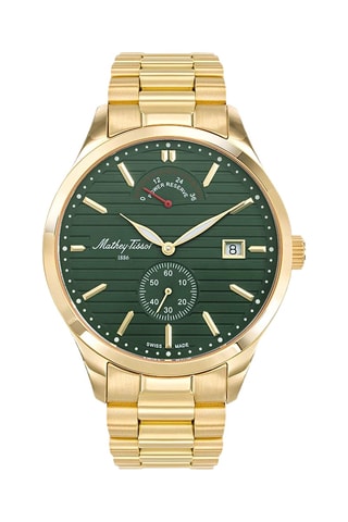 Montre automatique en acier - Doré et vert