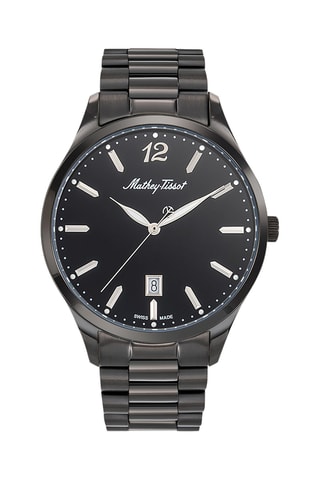 Orologio al quarzo in acciaio - Nero