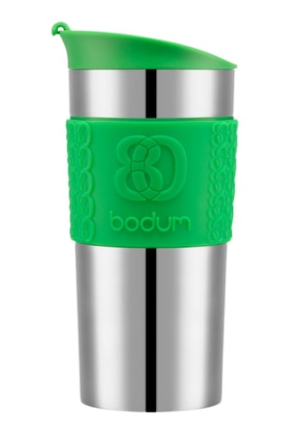 Caneca de viagem isotérmica em aço inoxidável e silicone Travel - 35 cl