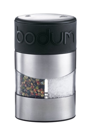 Moinho para sal e pimenta a combinar manual Twin - Preto