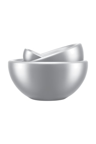 3 saladeiras revestimento duplo em aço inoxidável Midora -  60 cl, 3 l e 6,5 l